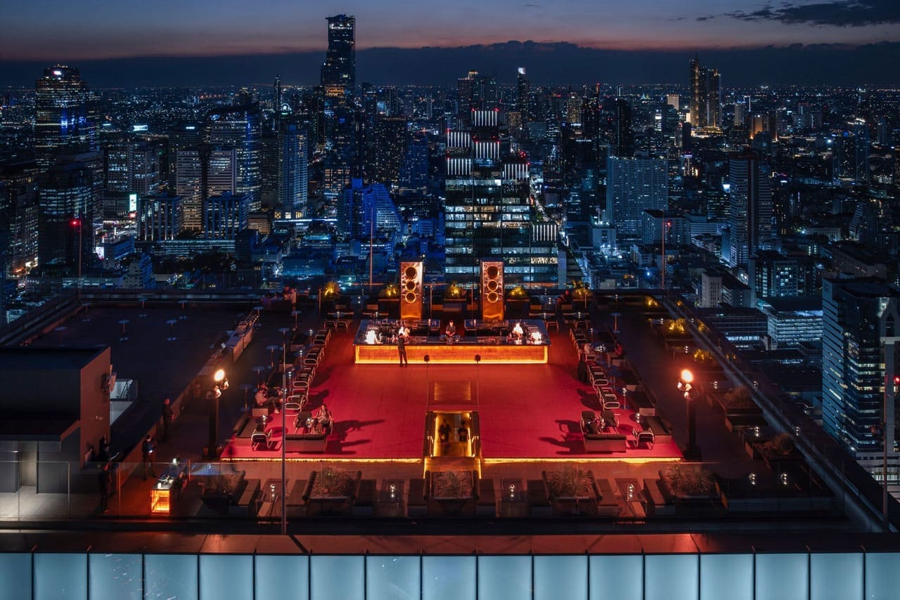 Aether rooftop in Silom / Lumphini, Bangkok