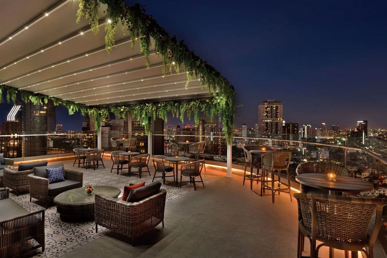 AIRE Bar rooftop in Phrom Phong, Bangkok