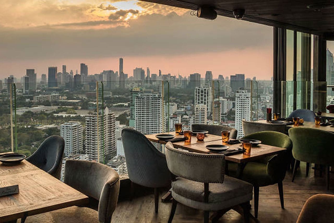 Bangkok Heightz rooftop in Asoke, Bangkok