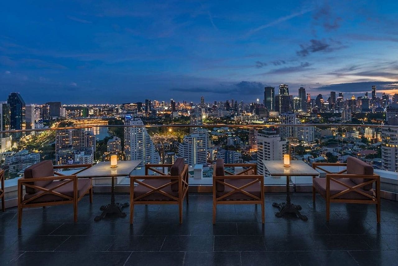 Belga Rooftop Bar & Brasserie rooftop in Asoke, Bangkok