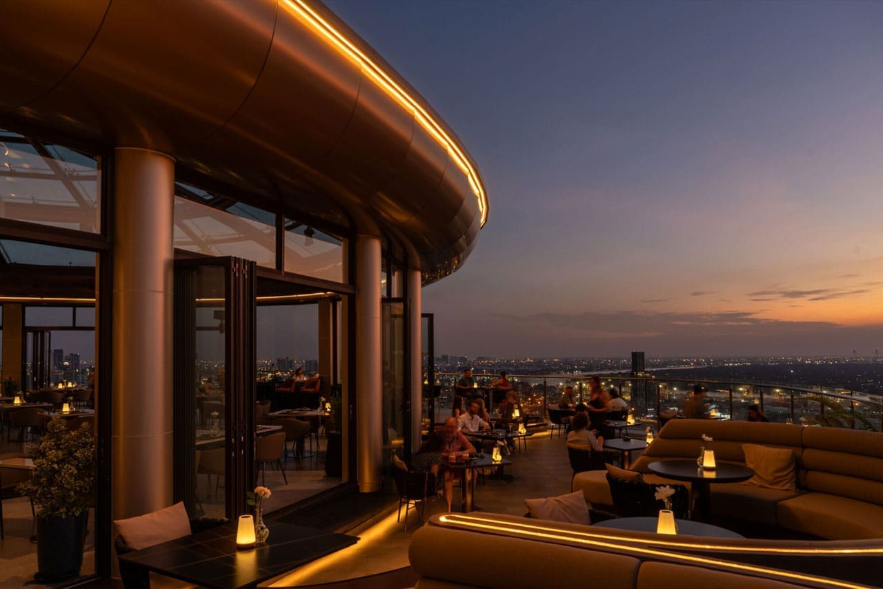 Cielo Sky Bar & Restaurant rooftop in Phra Khanong, Bangkok