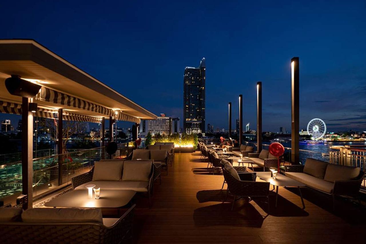 Dark Waters Rooftop Bar rooftop bar in Charoen Krung / Bang Kho Laem, Bangkok