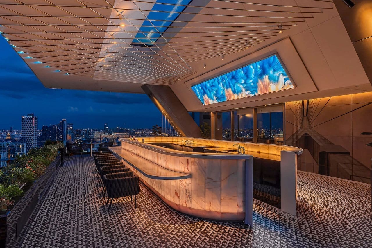 LUZ Bangkok Tapas Bar rooftop in On Nut, Bangkok