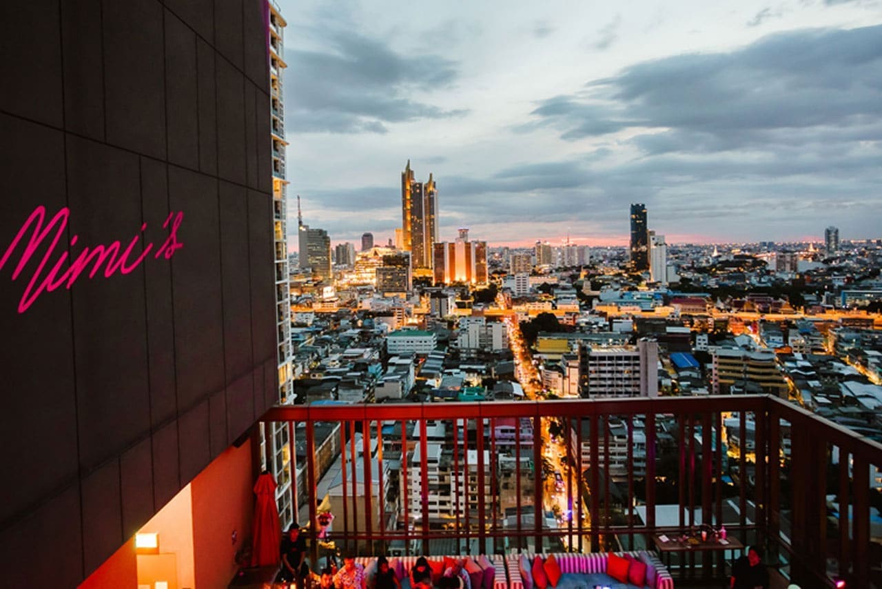Mimi's Bangkok rooftop in Samyan / Bang Rak, Bangkok
