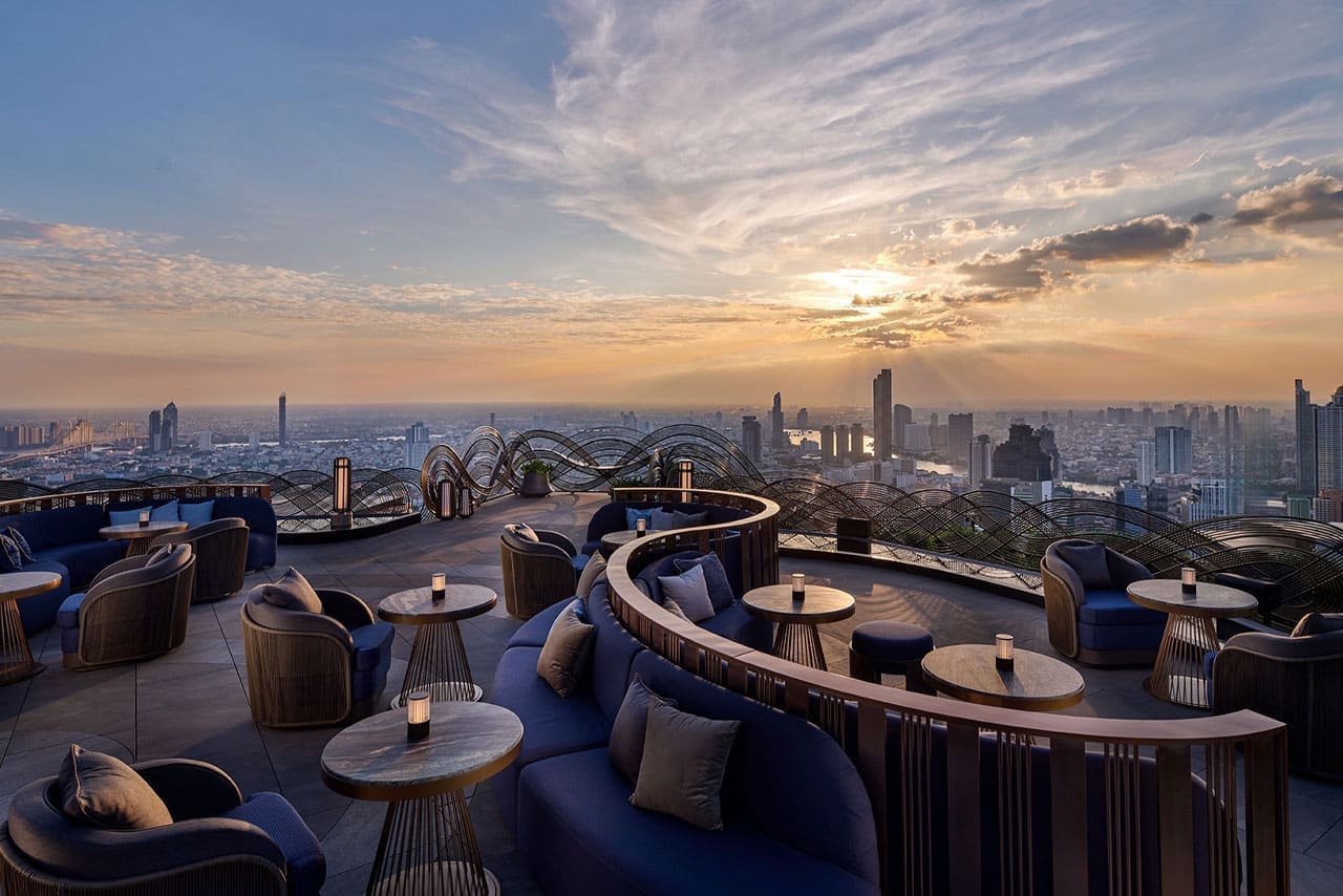Nobu Bangkok rooftop in Sathon, Bangkok