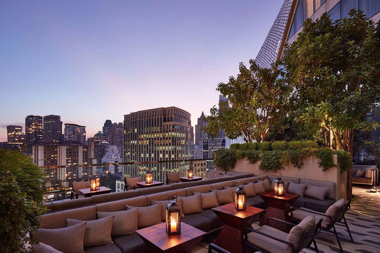 Penthouse Bar + Grill rooftop in Ploenchit, Bangkok