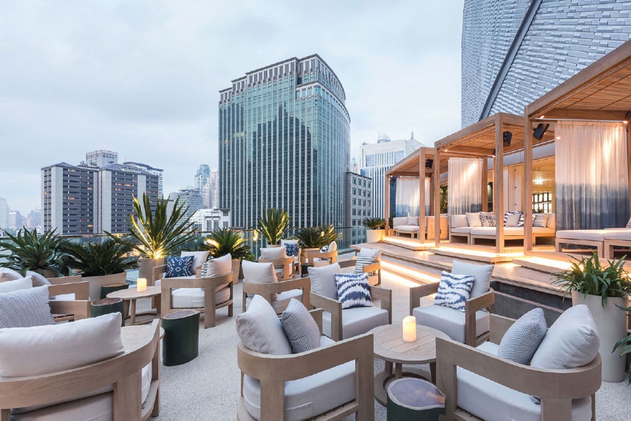 SIWILAI City Club rooftop in Ploenchit, Bangkok