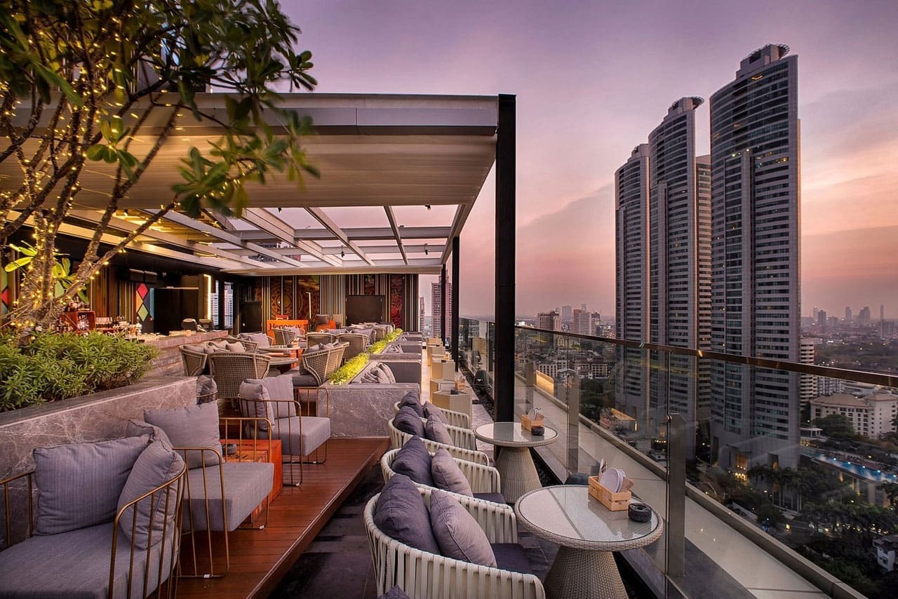 Sky on 20 rooftop in Asoke, Bangkok