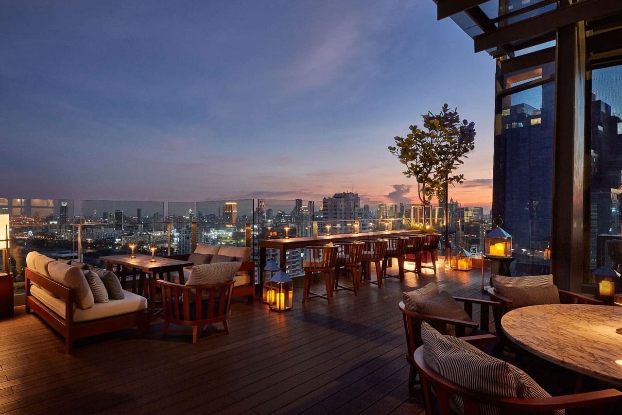 Spectrum Lounge & Bar rooftop in Nana, Bangkok