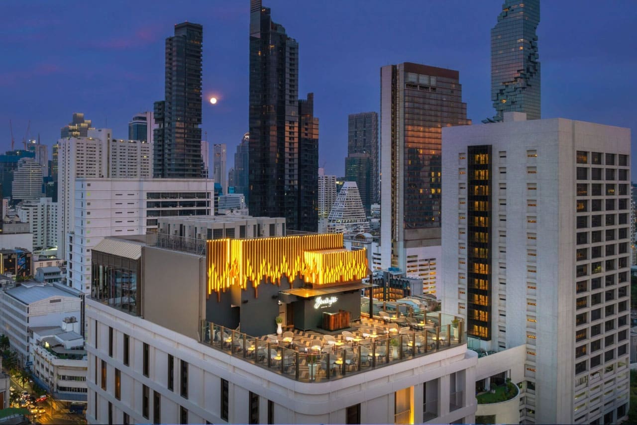 Starlight Rooftop Bar rooftop in Silom, Bangkok